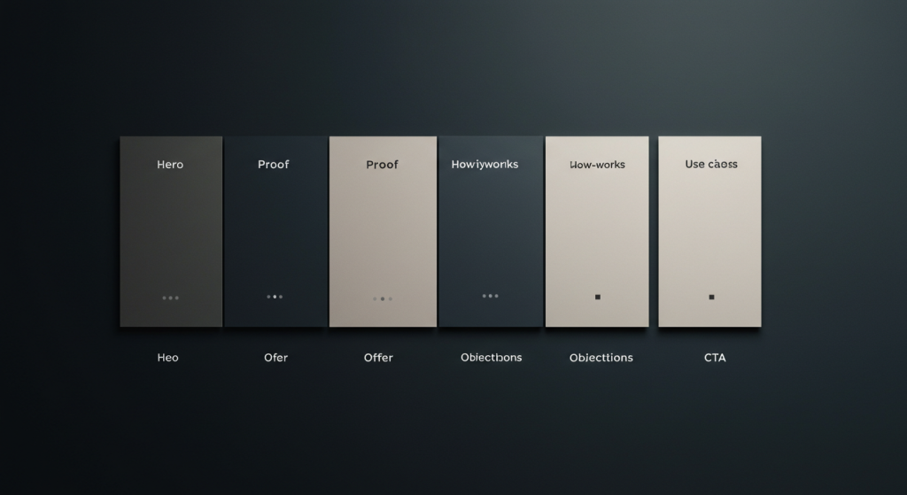 The 7-Block Homepage That Converts (With Wireframes)