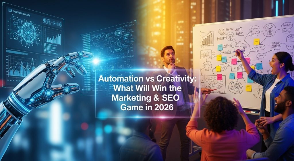Automation vs Creativity: What Will Win the Marketing & SEO Game in 2026 