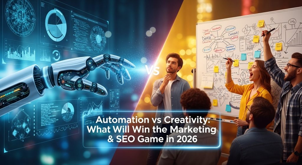 Automation vs Creativity: What Will Win the Marketing & SEO Game in 2026 