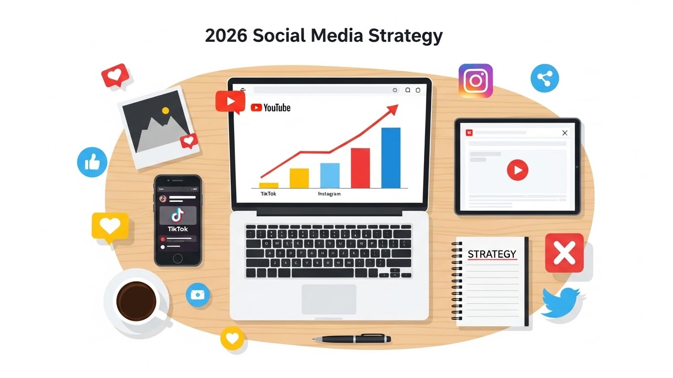 2026 Social Media Strategy: What’s Working on TikTok, YouTube, Instagram & X