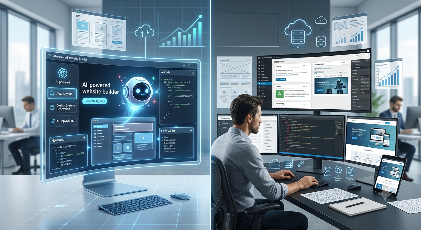 AI Website Builders vs Traditional Web Design: Which Is Best in 2026?