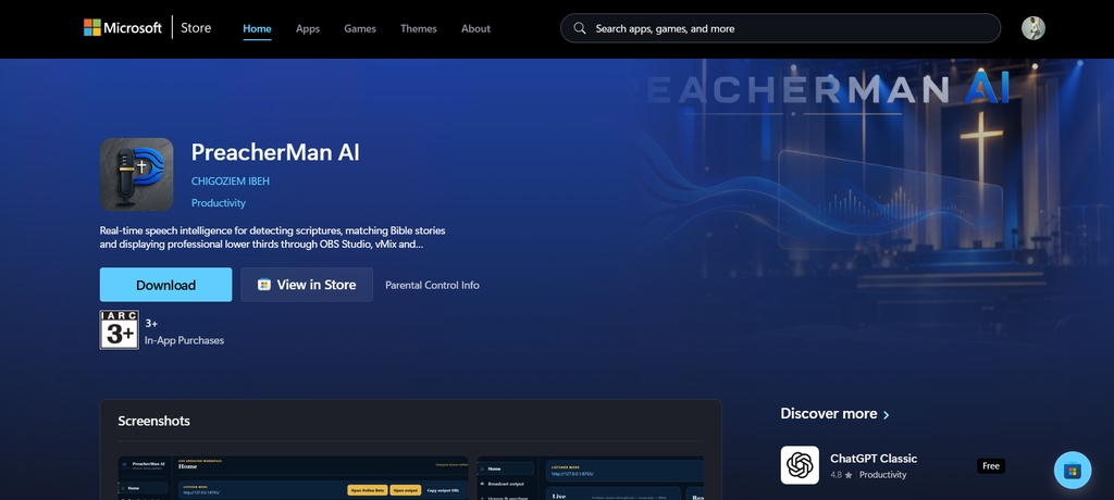 24SevenHUB Launches PreacherMan AI on Microsoft Store